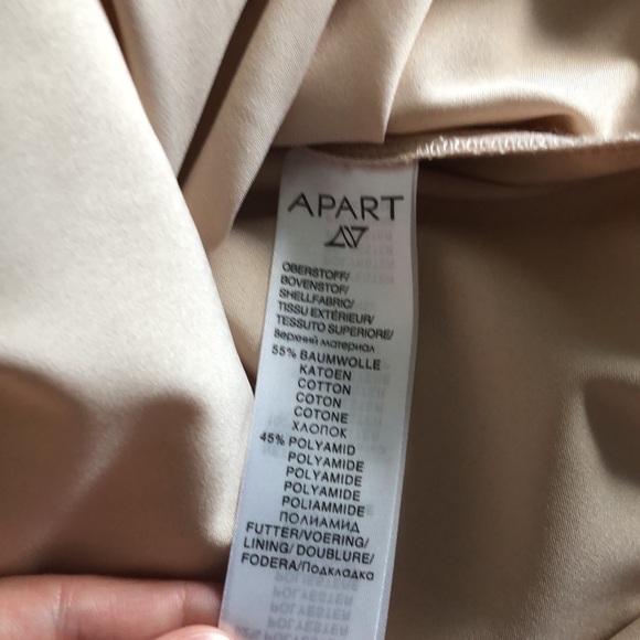 NWOT Apart High Low White Dress - Picture 10 of 11